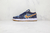 Air Jordan 1 Low Jeans Azul/Amarelo