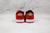 Air Jordan 1 Low Vermelho/Preto - Chuteiras Outlet