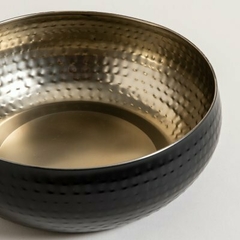 Bowl 25x9cm acero inox Black & Golden - comprar online