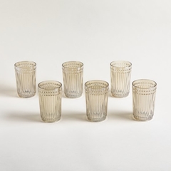 SET X 6 VASOS ALTOS CHAMPAGNE