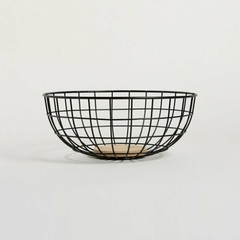 FRUTERA 28X11,5 CM NEGRO BASE BAMBOO - comprar online