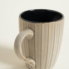 Mug 350ml beige interior negro en internet