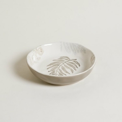 BOWL BAJO BOTANIC GREY 26X11 cm en internet