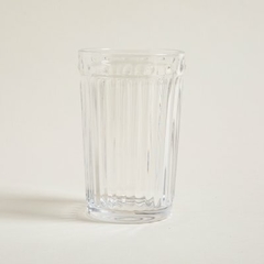 Setx6 vasos 7,5x12cm vidrio transp labrado