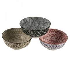 Bowl 12cm porcelana Colores Surt.