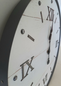 Reloj 40 cm madera y metal en internet