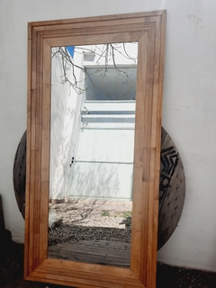 Espejo 180x92cm triple marco madera