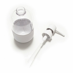 Dispenser jabon acrilico y polipropileno blanco - comprar online
