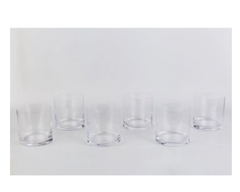 Setx2 vasos de whisky 410ml cristal titanium