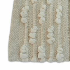Alfombra 50x80cm algodón guardas natural y beige impreso y pelo - comprar online