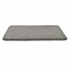 alfombra 40X60 diagonales gris