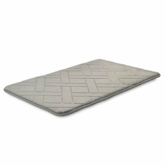 alfombra 40X60 diagonales gris - comprar online