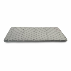 alfombra 40X60 zigzag gris