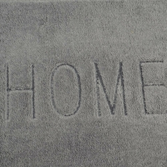 alfombra 40X60 HOME pelo corto GRIS - Almacen de Funes
