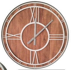 Reloj 90 cm madera / hierro - comprar online
