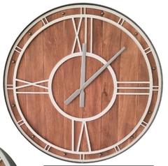 Reloj 40 cm madera / hierro - comprar online