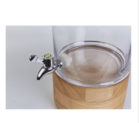 Dispenser liquidos 18*48cm 5,1lt c/madera (copia)