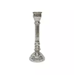 Par de Candelabros de vidrio espejado 29 CM