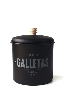 TARRO GALLETAS NEGRO (2,6 L)