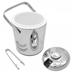 HIELERA ACERO INOX CON PINZA