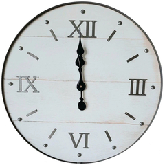 Reloj 90 cm madera y metal