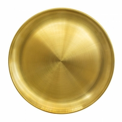 Plato 26cm acero inox dorado en internet