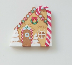 12 Servilletas Troqueladas 33x33cm COOKIE HOUSE XMAS