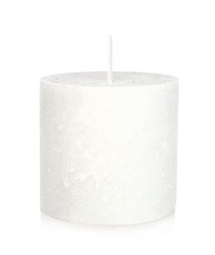 VELA RUSTIQUE 5,5 X 5,5 SIN AROMA BLANCA