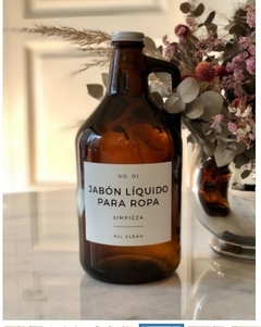 BOTELLON VIDRIO 1.9L LIMPIADOR DE PISOS