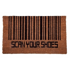 Felpudo Scan your shoes.