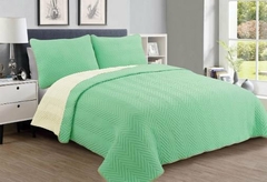 Cover Quilt Labrado | Doble Faz y 1 Fundas de almohada | 1 1/2 Plaza - TWIN Size - comprar online