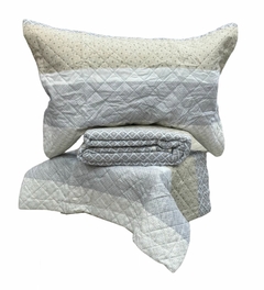 Cover Quilt Labrado GUARDAS | Doble Faz y 2 Fundas de almohada | 2 1/2 Plaza - QUEEN Size