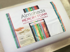 Almohada Inteligente con Memoria - Recta - Funda con Cierre