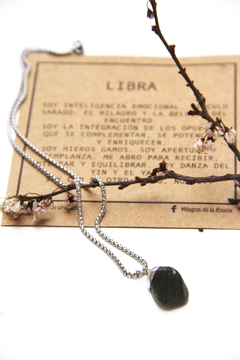 Combo Collar y pulsera Libra, Cuarzo Verde - comprar online