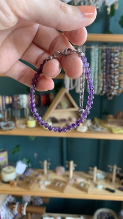 Pulsera de piedra Amatista - Milagros de la Abuela