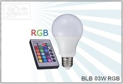 LÂMPADA BOLINHA LED 03W E27 RGB