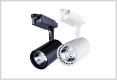 SPOT TRILHO LED 20W 3000K 24° ALUM PRETO