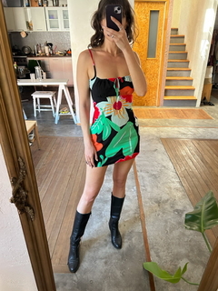 Vestido Virna Mini Flores - comprar online