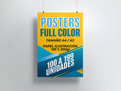 Posters Full Color (100 a 199 unidades)