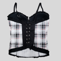 CORSET ESCOCES BLANCO - comprar online