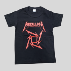 REMERA NIÑO METALLICA