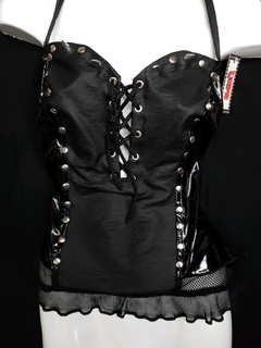 Corset Cuerina y Vinilo