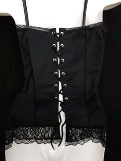 Corset de vinilo y cuerina - Murciélago  - comprar online