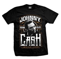 Remera JOHNNY CASH THE MAN IN BLACK