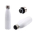 Botella de acero esmaltado blanco 500ML, Ideal para grabado (PACK 6 UNIDADES) - tienda online