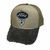 Gorra Ford V8 prelavada vicera gris, frente beige lateral habano silicona 3D