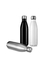 Botella de acero esmaltado blanco 500ML, Ideal para grabado (PACK 6 UNIDADES)