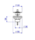 Válvula de escoamento para lavatório cuba CR.1602.C Deca - comprar online