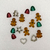Botones decorativos navidad micro mini