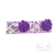 flores de tela espiral violeta/ estampado